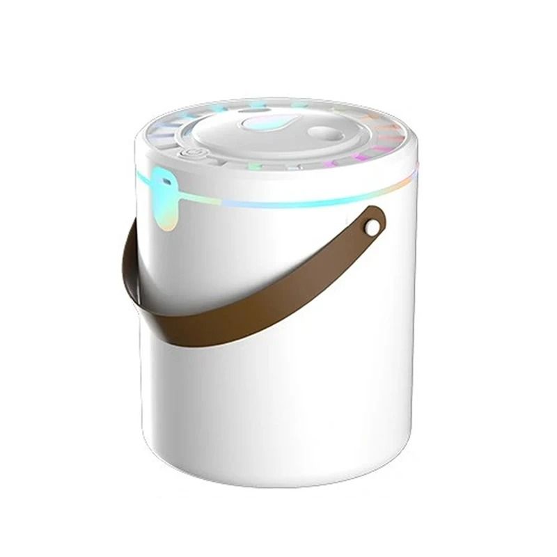 Portable 2L Humidifier with Dual Spray Aromatherapy Diffuser and Ambient Light