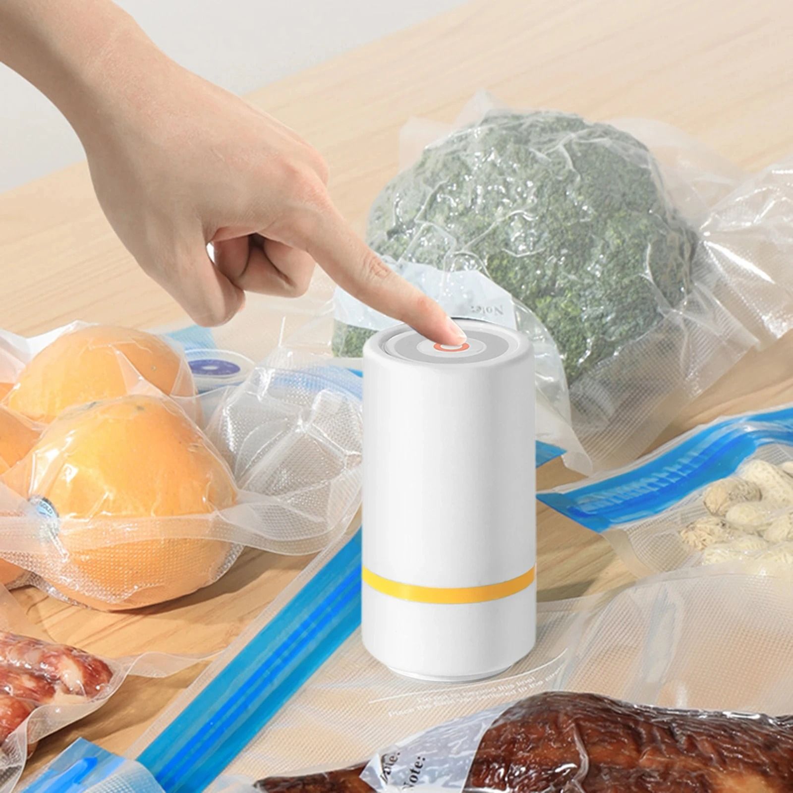 Nexus Air-Vault | Reusable Vacuum Food Preservation System with USB Electric & Manual Pump