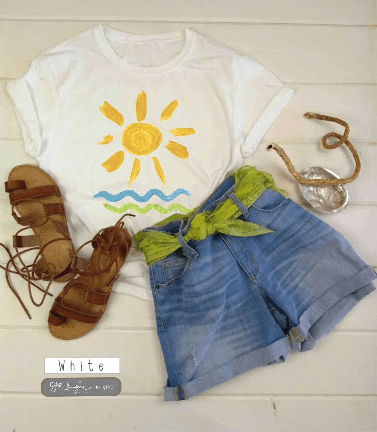 Hello Sunshine Summer Beach Unisex T-Shirt