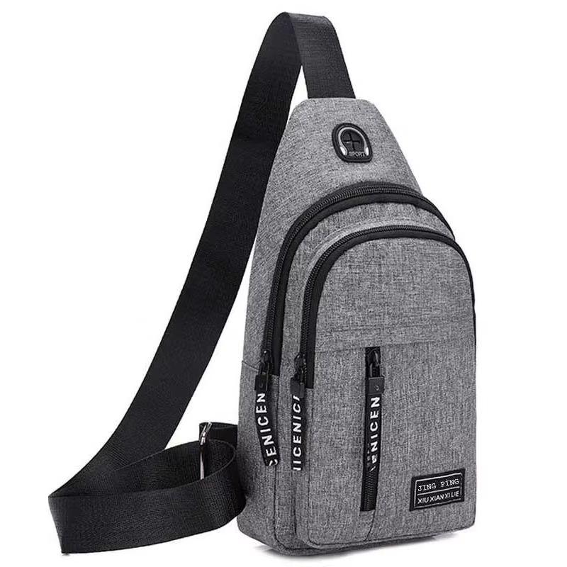 Men's Multifunctional Travel Shoulder Sling Bag Chest Crossbody Bag