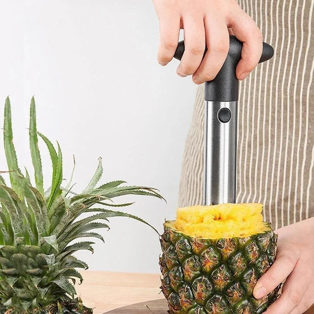 Stainless Steel Pineapple Corer And Slicer For Easy Fruit Prep