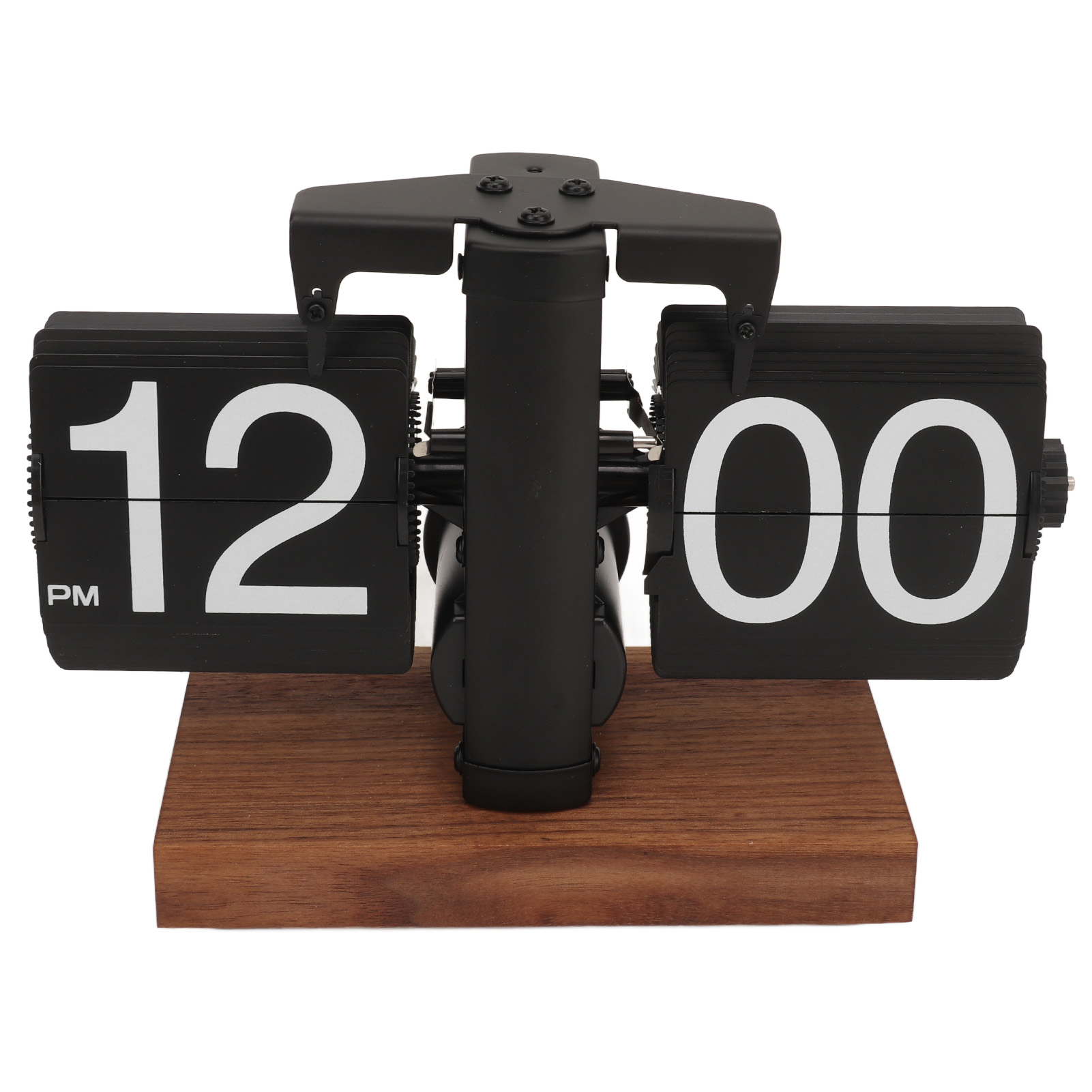 Retro Flip Down Clock Automatic Battery-Operated Mechanical Clock for Home & Office Decoration