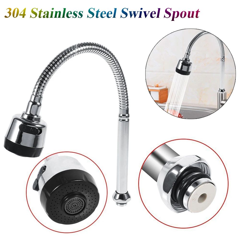 Stainless Steel Waterfall Faucet Chrome Finish Bathroom Tap