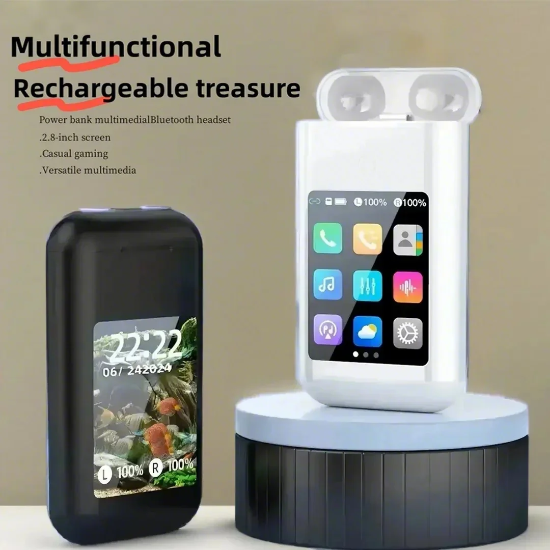 Wireless Earphone Charging Case With 2.8