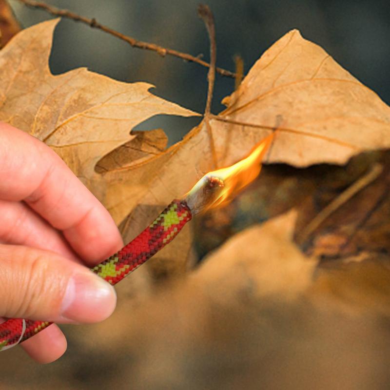 Wax Dipped Tinder Rope Ultimate Camping Fire Starter & Survival Fire Rope