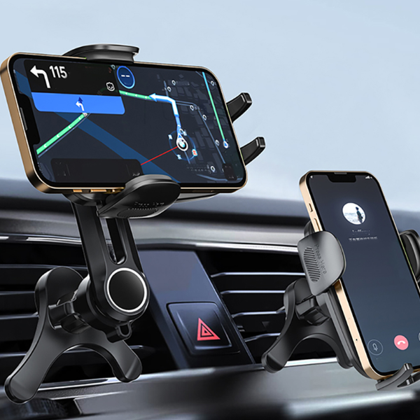 Never Blocking Vent, Car Vent Phone Mount, Universal Extension Clip Air Phone Holder, Enjoy Comfort of A/C Hands-Free