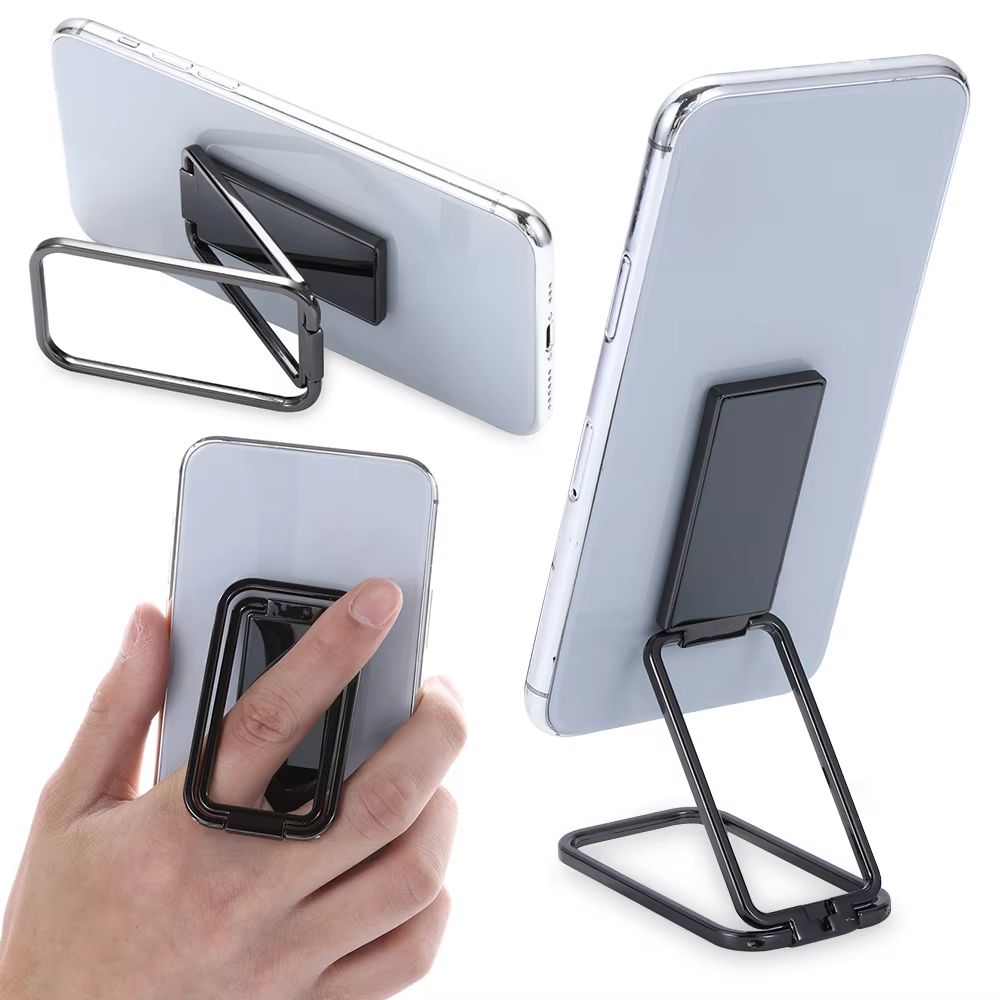 360° Rotation Ultra-Thin Adjustable Phone Holder Ring Foldable Metal Kickstand