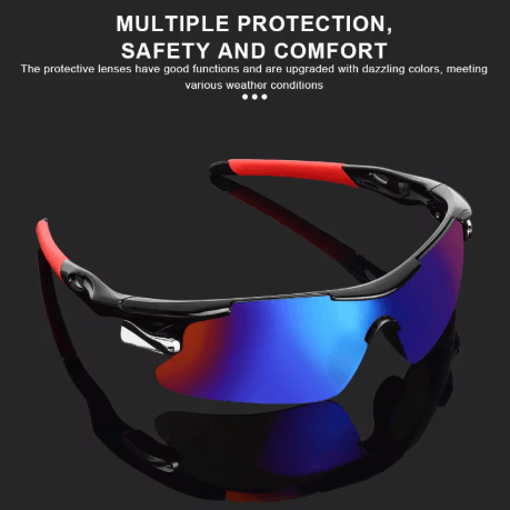 Sports Cycling Sunglasses for Men MTB Road Bike Riding Protection Goggles