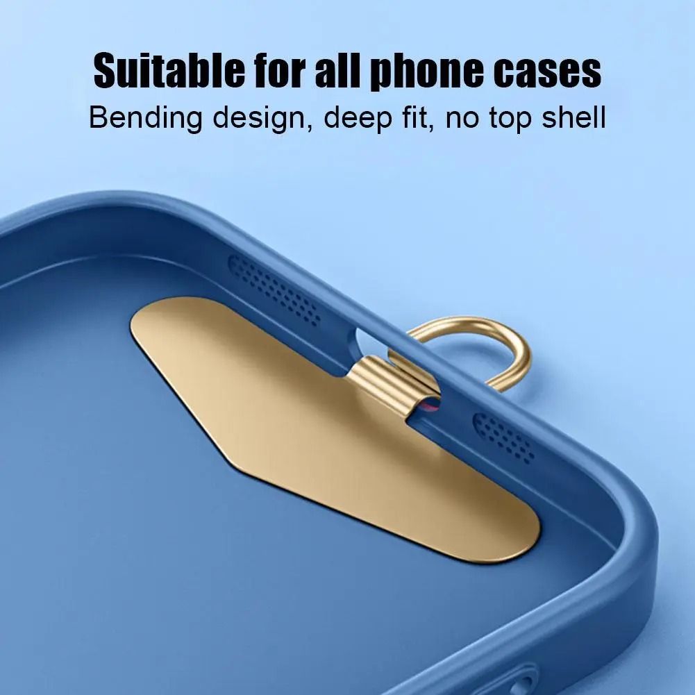 Universal phone lanyard patch Stainless Steel phone strap clip Adapter Tabs