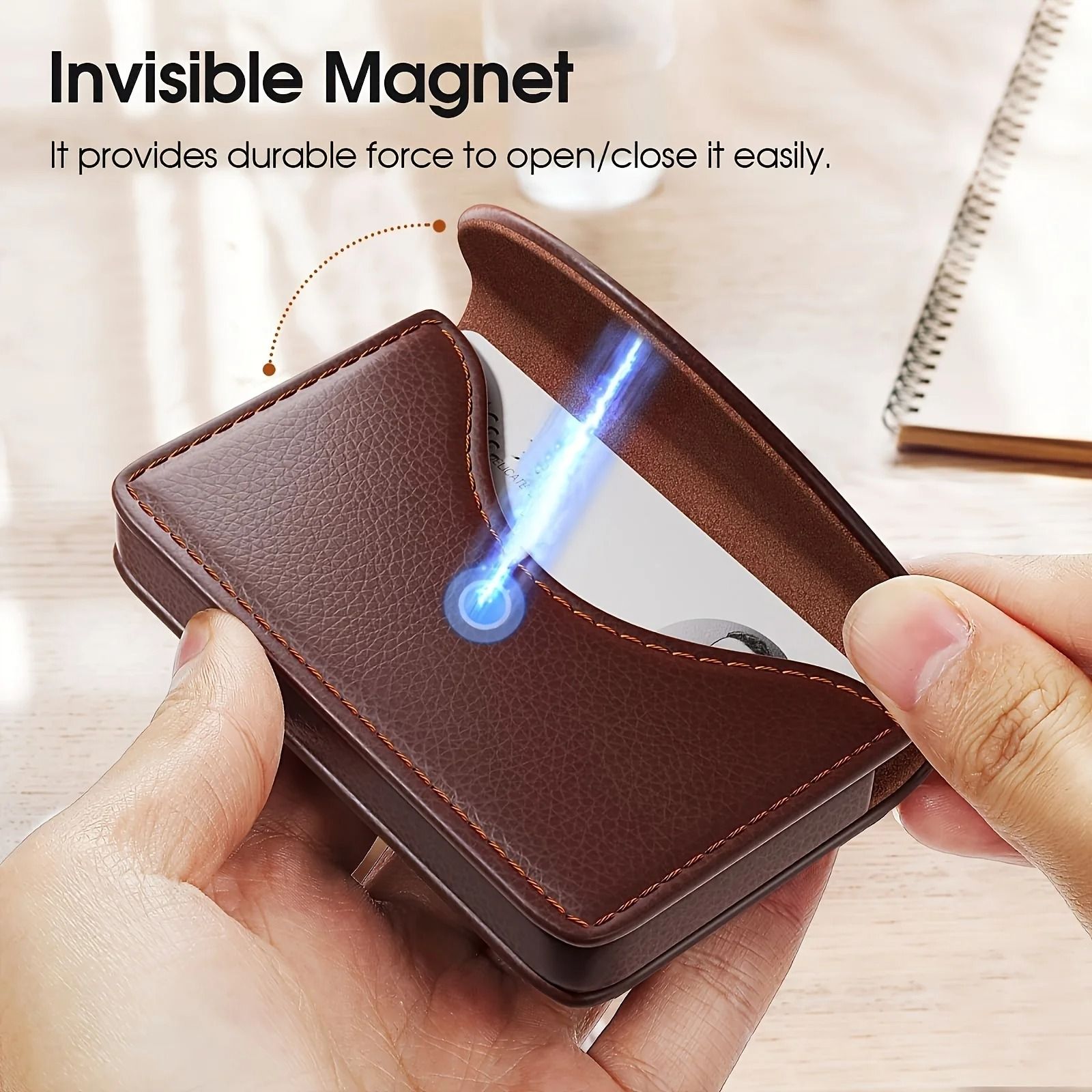 PU Leather Business Card Holder