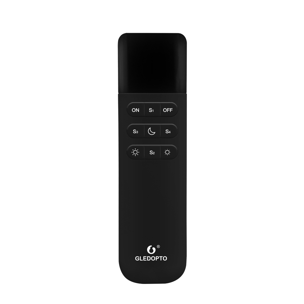 GLEDOPTO WLED Remote Control, WiFi Wireless LED Controller, Brightness Adjust, 4 Scenes Preset Night Light, 50M Distance