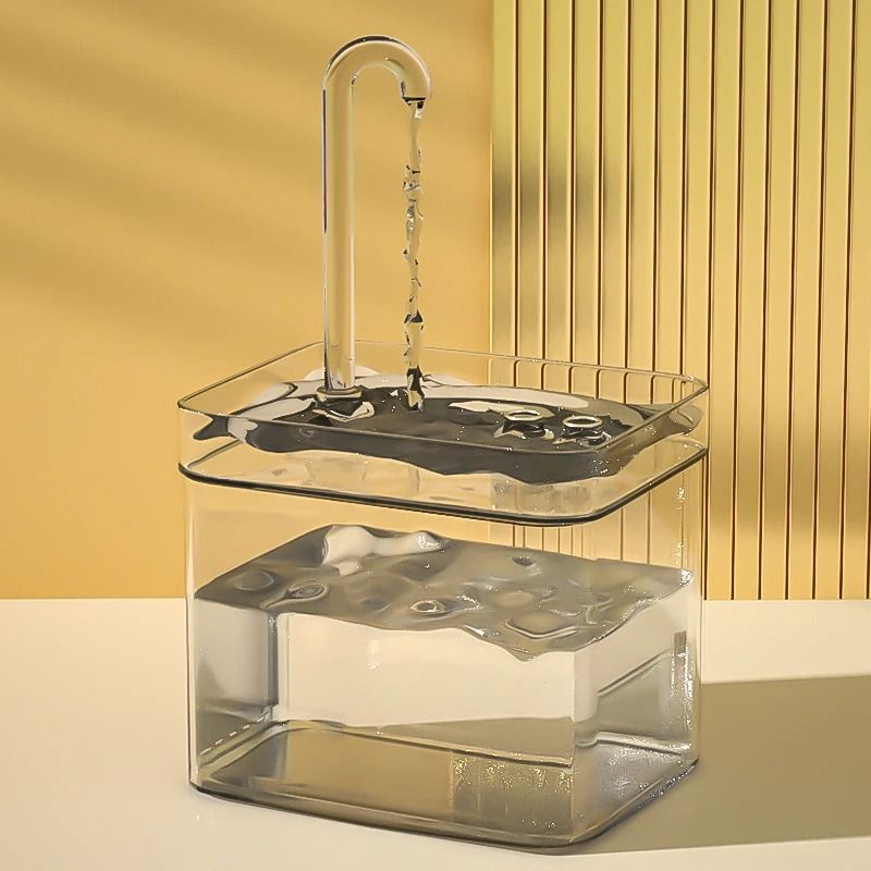 Automatic Ultra-Quiet Transparent Pet Water Fountain