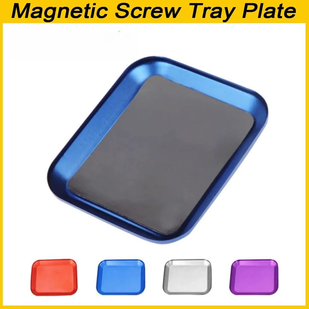 Magnetic Screw Tray Aluminum Alloy RC Repair Tool Plate