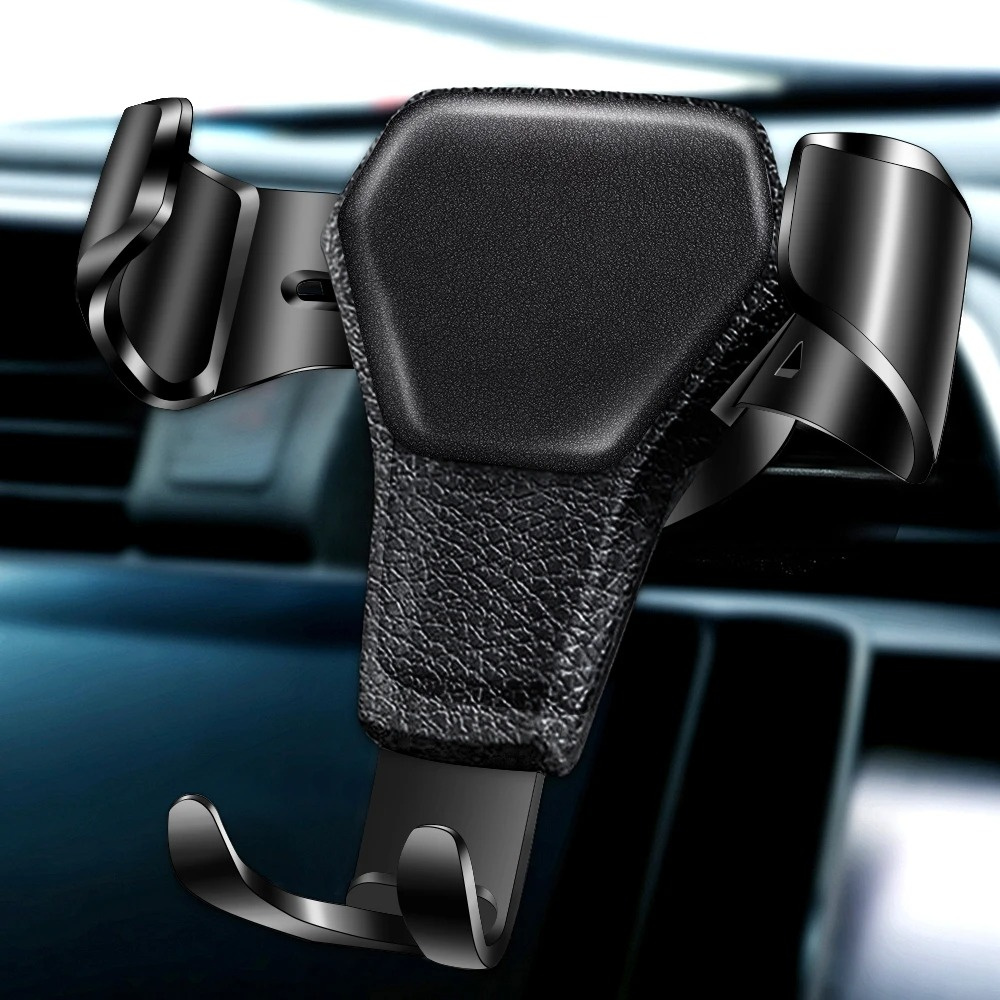 Car Mobile Phone Holder GPS Navigation Holder Car Air Vent Clip Mount Bracket Gravity Support Bracket