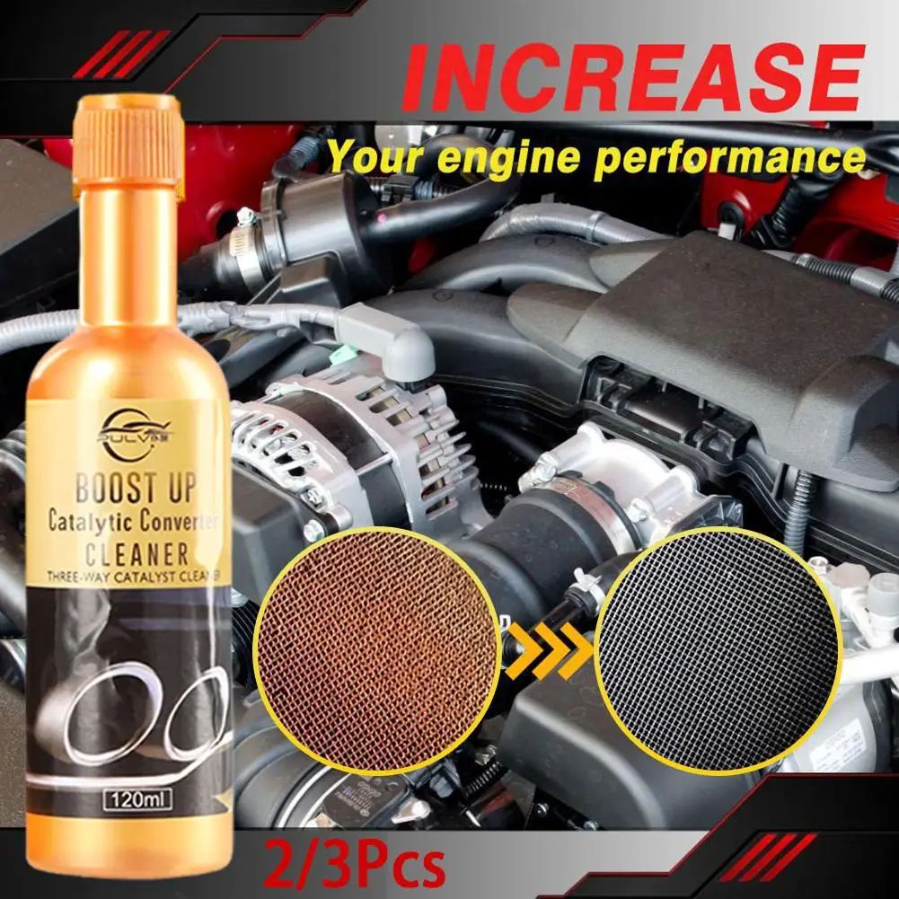 Catalytic Converter Cleaner – O2 Sensor Safe Fuel System Treatment Restore Power & MPG, Reduce Emissions Rapid