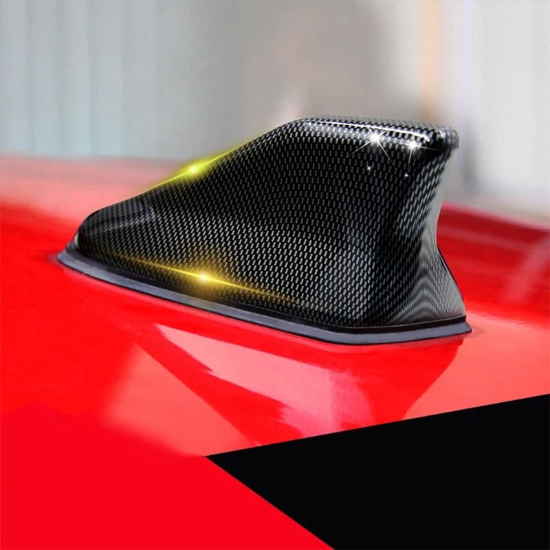 Universal Carbon Fiber Shark Fin Antenna Car Roof Signal Booster