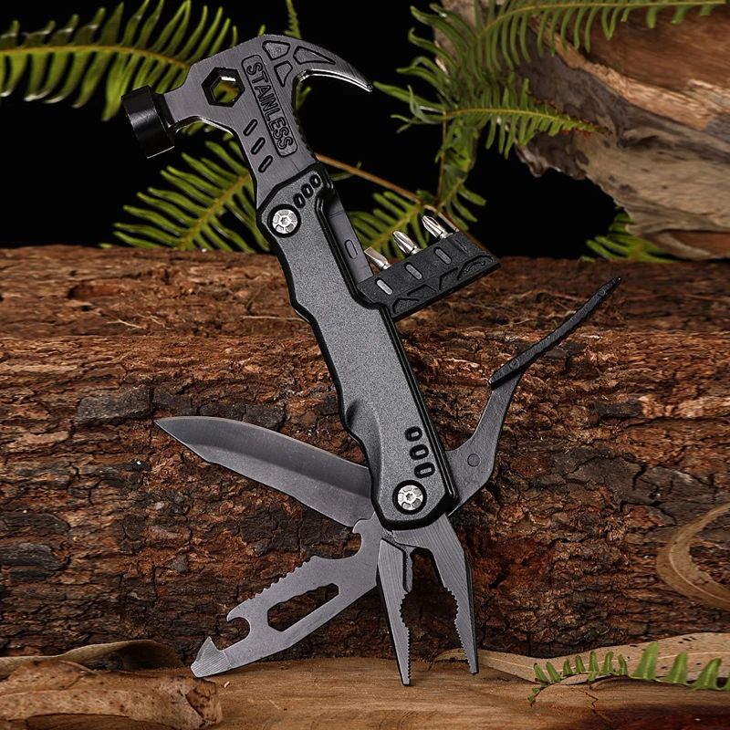 Multifunction Folding Wrench Hammer Tool