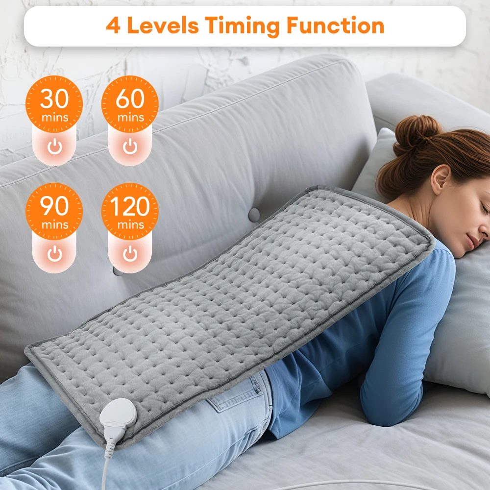 Pet Heat Mat with Electric Heating Pad, Constant Temp, Timer, Hand and Abdomen Thermal Warming Mat