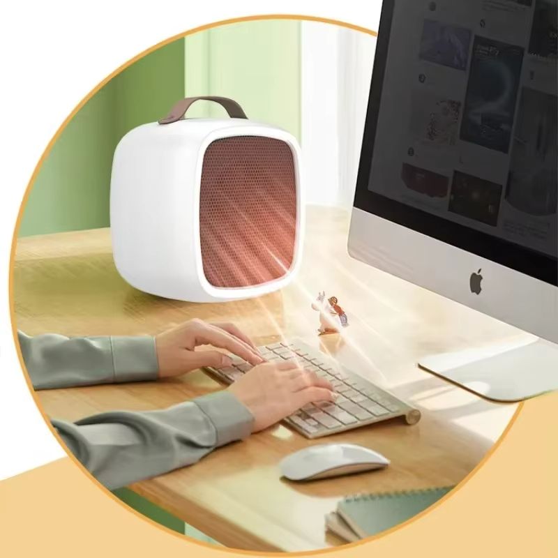 500W Portable Desktop Heater – Fast Heating with Intelligent Thermostat & Overheat Protection
