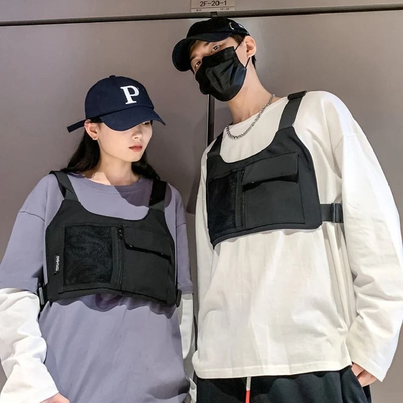 Chest Rig Bag Tactical Chest Bag Nylon Streetwear Chest Harness Unisex Vest Pack