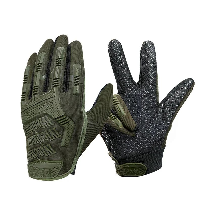 Tactical Seals Full Finger Protective Gloves for Male Training, Fighting & Outdoor Bicycle Riding in Camo