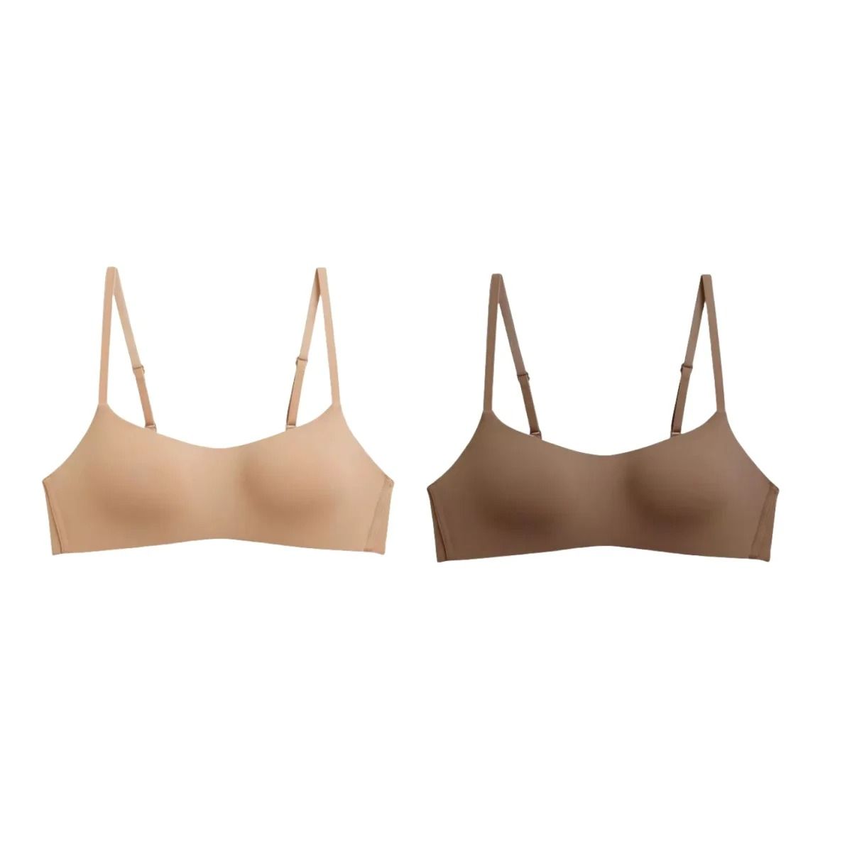 2Pcs/Set Seamless Non-Wire Bras | Small Breast Tube Tops & Sexy Lingerie