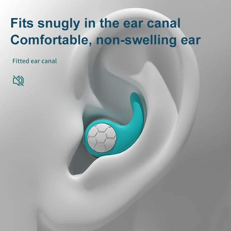 Precision Noise Reduction Ear Plugs – Ultra-Soft Silicone Sleeping Pods – Waterproof Sound Blocking Safety Gear