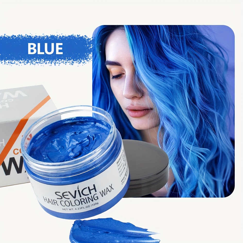 Childrens Multi Color Hair Dye Wax, Disposable Hair Dyeing Cream for Fashion Makeup, Safe DIY Hair Coloring, Styling