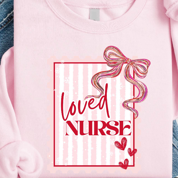 Nurse Valentines Day Sweatshirt, Registered Nurse Shirt, Pediatric Love Sweater, Cute Hospital Staff Gift