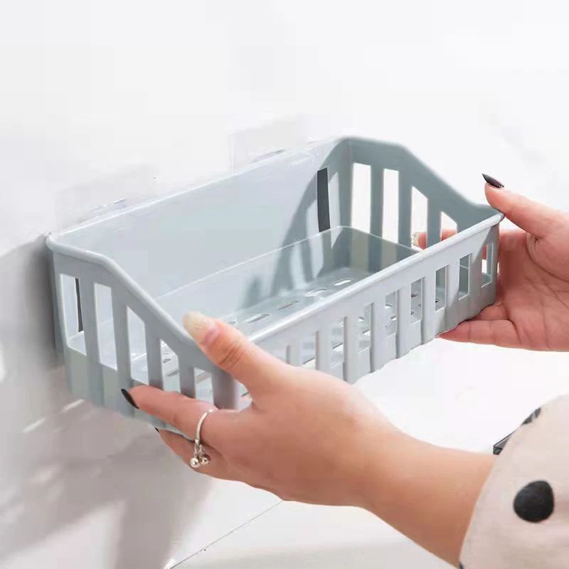 Adjustable Bathroom Storage Rack Cosmetic Organizer Shelf