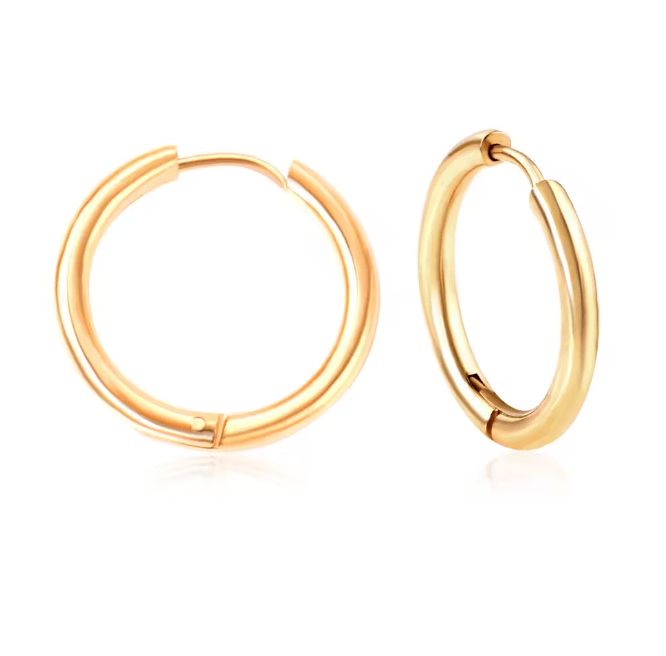 Simple U Shape Hoop Earrings