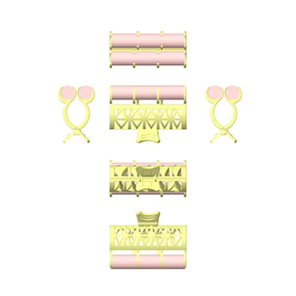 Professional Hair Perm Rods and Roller Clips Heatproof Curling Set