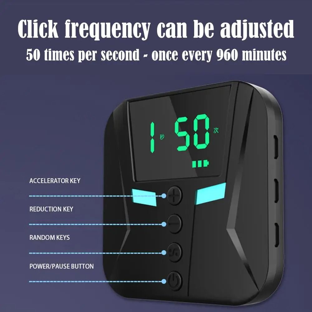 Auto Screen Clicker Multi Point Phone Tapper Silent Fast Touch Device