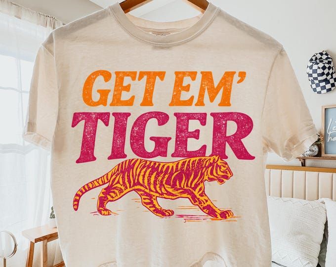 Easy Tiger T-Shirt – Preppy Coquette Striped Graphic Tee