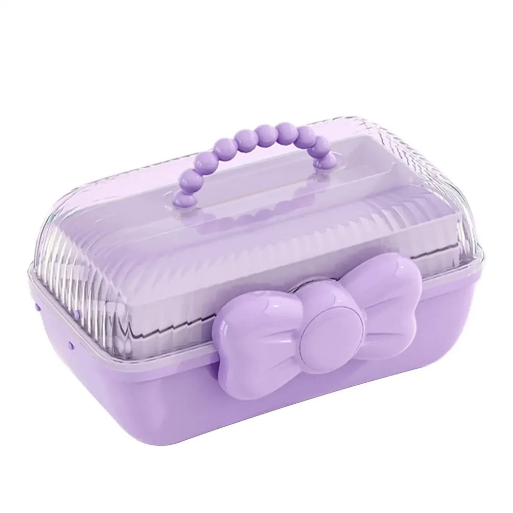 Cute Multi-Layer Hairpin Storage Box for Girls, Jewelry, Hair Accessories Organizer, Toy Storage Box