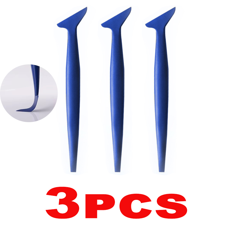 Car Stickers Wrap Vinyl Tools, Car Micro Squeegee Curves Slot Tint Tool Set, Auto Wrapping Film Installing Scraper