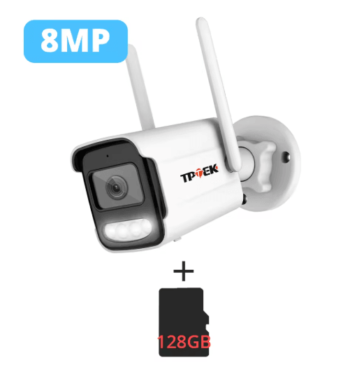VisionGuard 4K WiFi Outdoor AI Security Camera 5MP to 8MP Options