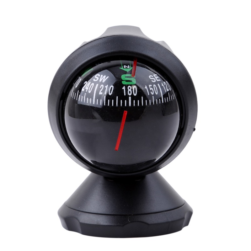 Rotating Car Compass with Suction Mount Dashboard Navigation Compass