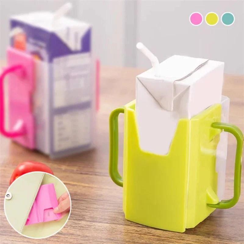 Baby Anti Spill Cup Holder Adjustable Toddler Bottle and Juice Box Holder