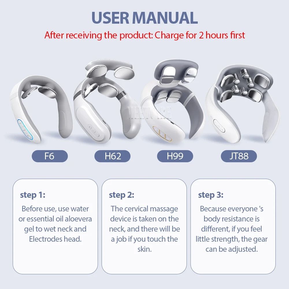 TENS Pulse Wireless Neck and Back Smart Massager