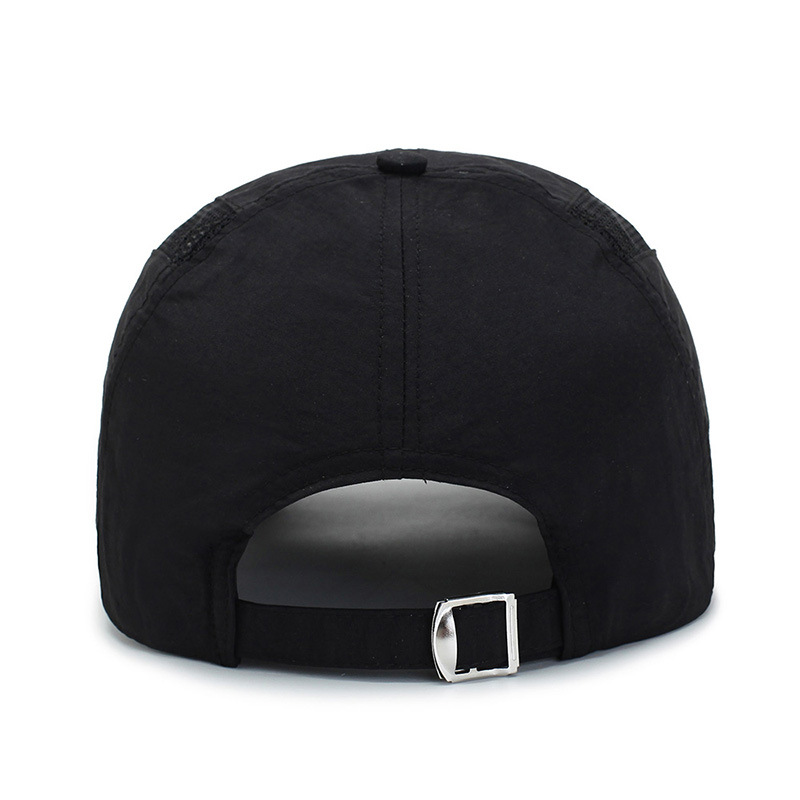Quick-Dry Adjustable Baseball Cap - Moisture-Wicking Sun Hat for Outdoor Sports & All Seasons