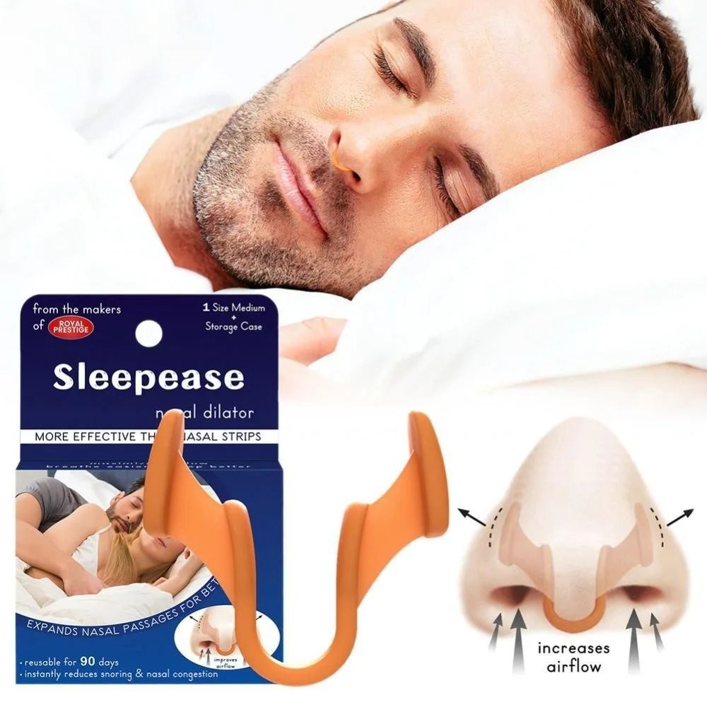 Silicone Nose Clip Anti Snoring Nasal Dilator for Better Breathing and Sleep Improvement