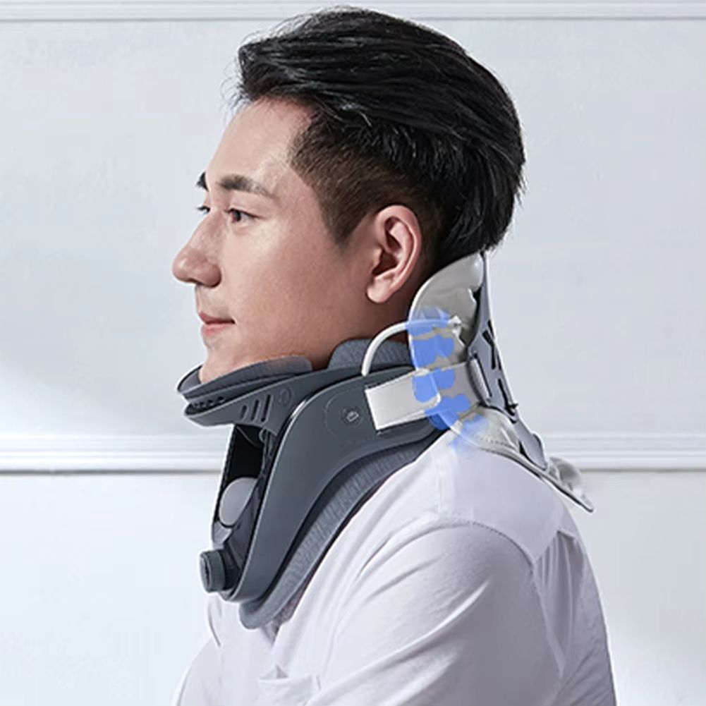 Adjustable Cervical Neck Traction Device with Airbag Support – Pain Relief & Posture Correction