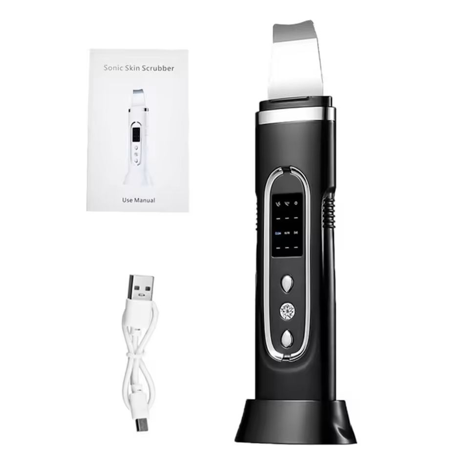 Ultrasonic Skin Scrubber Facial Cleansing Device