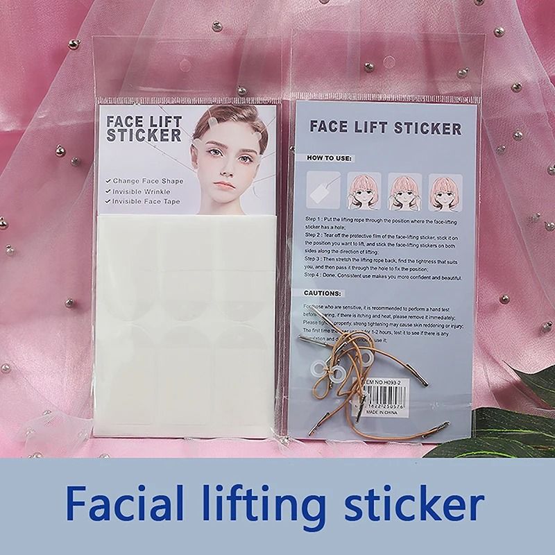 Invisible Thin Face Stickers V-Shape Fast Facial Lift Neck Eye Double Chin Wrinkle Makeup Tape