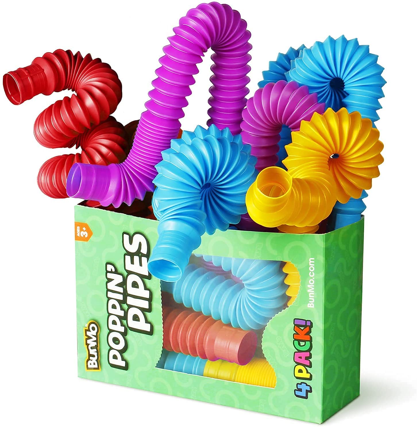 Mini Pop Tube Sensory Fidget Toy Heavy-Duty Educational Toy for Stress Relief and Building Fun