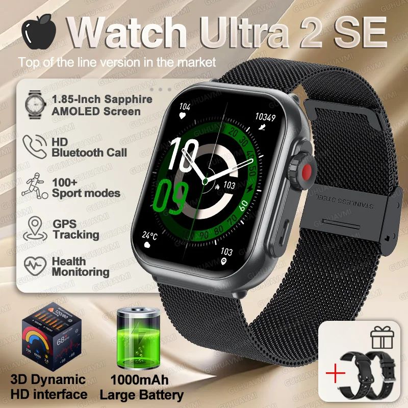 Ultra 2 SE GPS Smartwatch with AMOLED Display and Bluetooth Calling