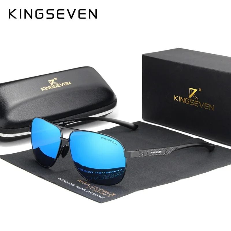 Polarized Aluminum Sunglasses UV400 HD Lens Pilot Eyewear with Photochromic Night Vision Protection