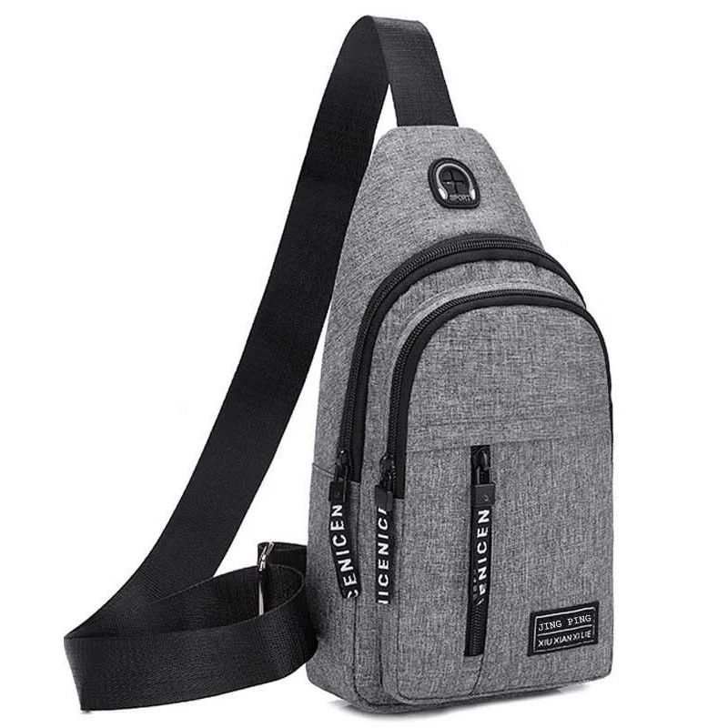 Men's Multifunctional Travel Shoulder Sling Bag Chest Crossbody Bag