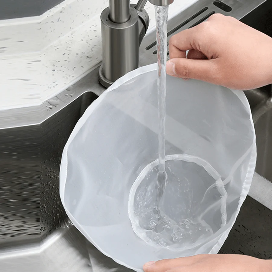 Fine Mesh Strainer Reusable Cheese Cloth Bags for Yogurt Juice Coffee Food Safe Gauze Filtering Bags Kitchen Accessory